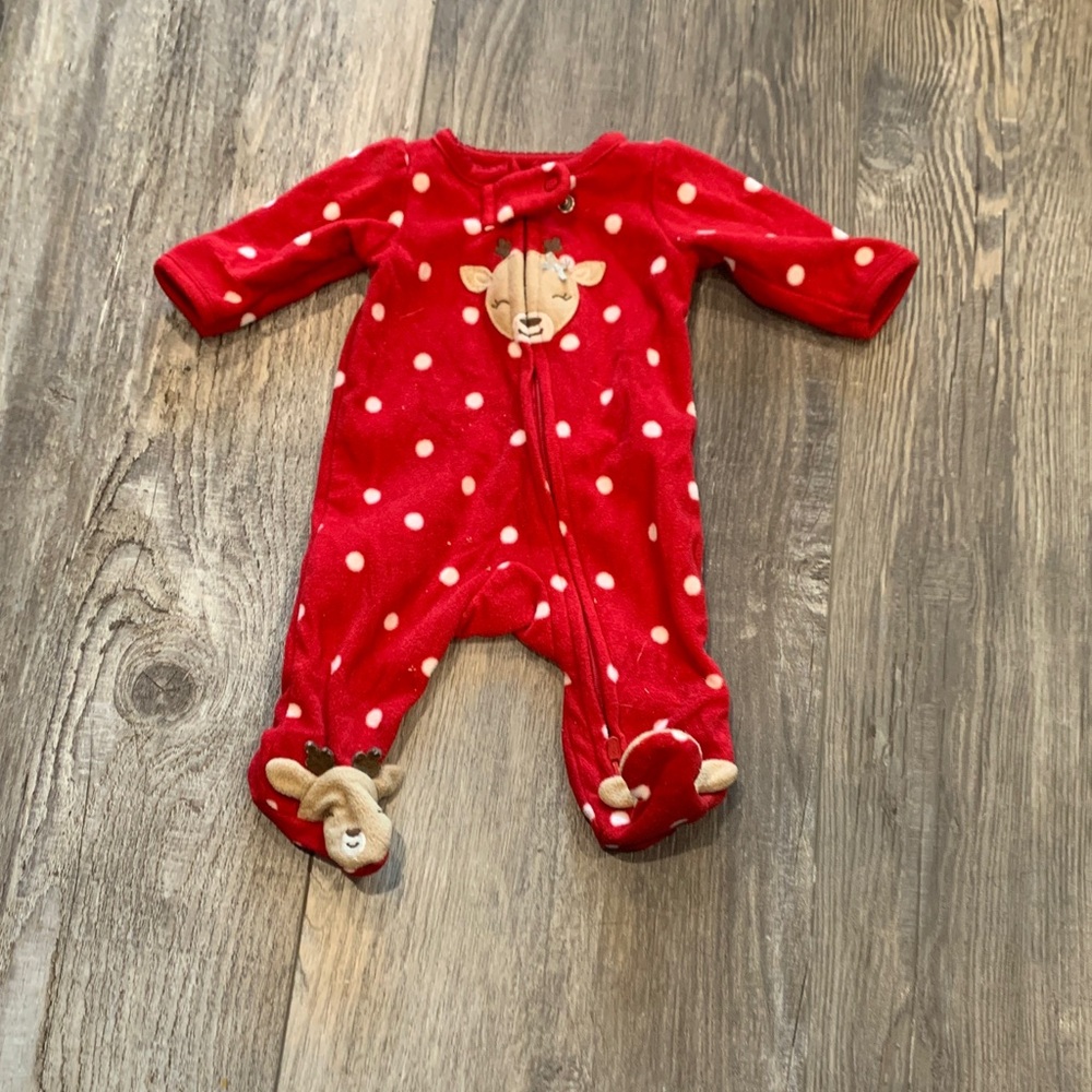 Child of Mine‎ Red Polka Dot Kids One Piece